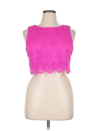 Pre-owned Lilly Pulitzer Sleeveless Blouse In Pink