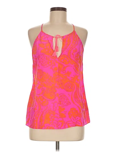 Pre-owned Lilly Pulitzer Sleeveless Blouse In Pink