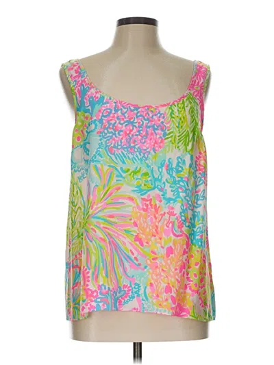 Pre-owned Lilly Pulitzer Sleeveless Blouse In Pink