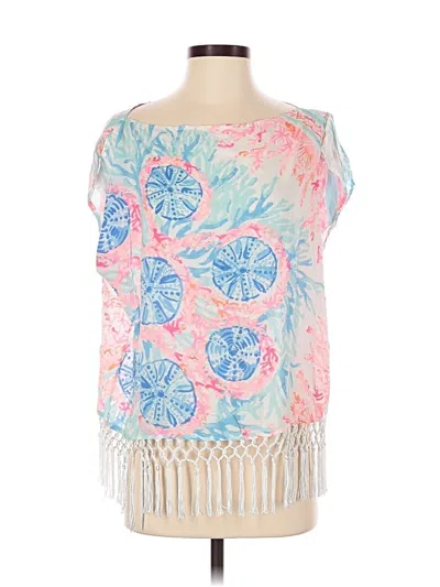 Pre-owned Lilly Pulitzer Sleeveless Blouse In Pink