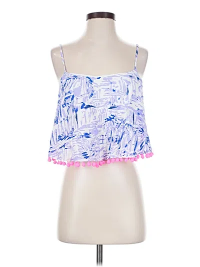 Pre-owned Lilly Pulitzer Sleeveless Blouse In Pink