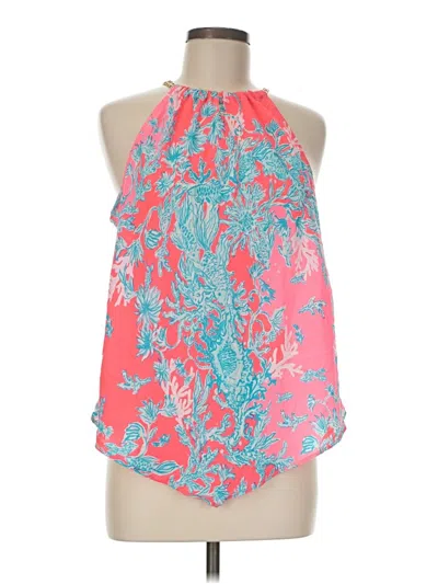 Pre-owned Lilly Pulitzer Sleeveless Blouse In Pink