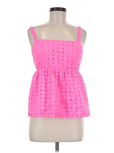 Pre-owned Lilly Pulitzer Sleeveless Blouse In Pink