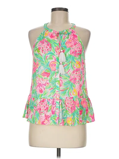 Pre-owned Lilly Pulitzer Sleeveless Blouse In Pink