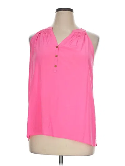 Pre-owned Lilly Pulitzer Sleeveless Blouse In Pink