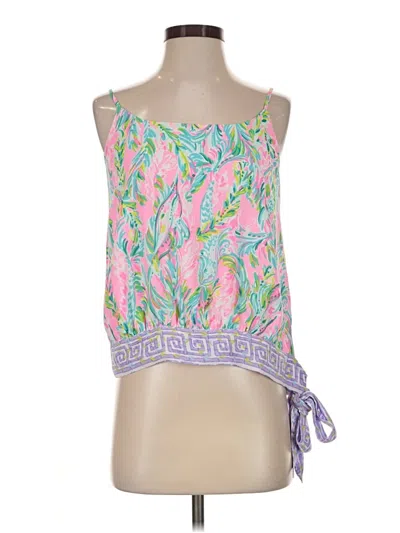 Pre-owned Lilly Pulitzer Sleeveless Blouse In Pink