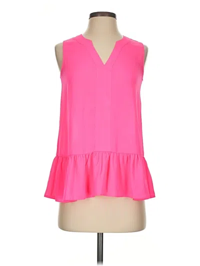 Pre-owned Lilly Pulitzer Sleeveless Blouse In Pink