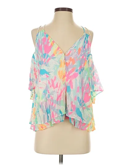Pre-owned Lilly Pulitzer Sleeveless Blouse In Pink