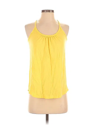 Pre-owned Lilly Pulitzer Sleeveless Blouse In Yellow