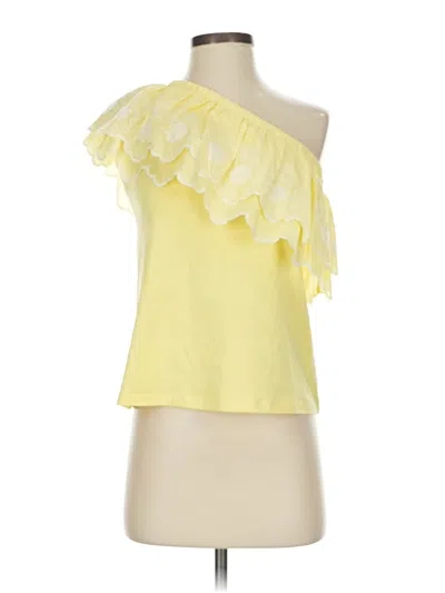 Pre-owned Lilly Pulitzer Sleeveless Blouse In Yellow