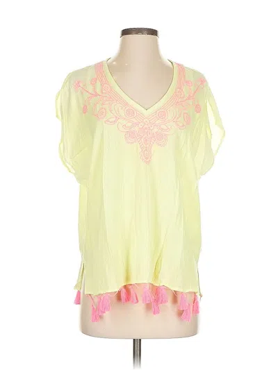 Pre-owned Lilly Pulitzer Sleeveless T-shirt In Yellow