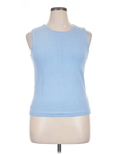 Pre-owned Lilly Pulitzer Sleeveless T-shirt In Blue