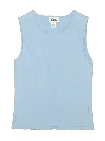 Pre-owned Lilly Pulitzer Kids' Sleeveless T-shirt In Blue