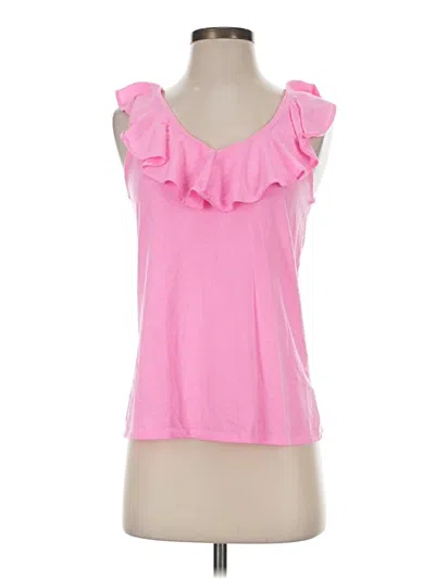 Pre-owned Lilly Pulitzer Sleeveless T-shirt In Pink