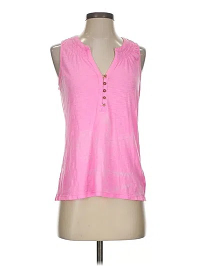 Pre-owned Lilly Pulitzer Sleeveless T-shirt In Pink