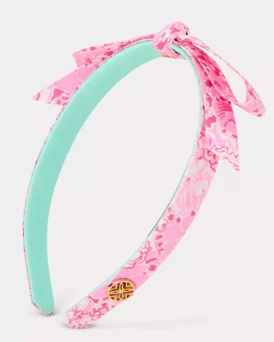 Lilly Pulitzer Slim Bow Headband In Multi