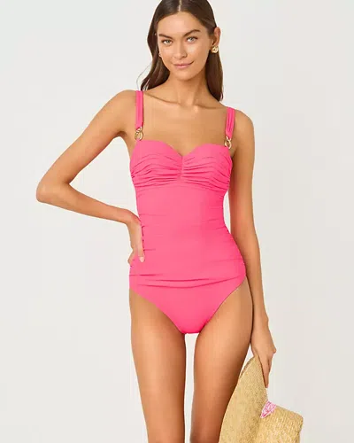 Lilly Pulitzer Solaria One-piece Swimsuit In Pink