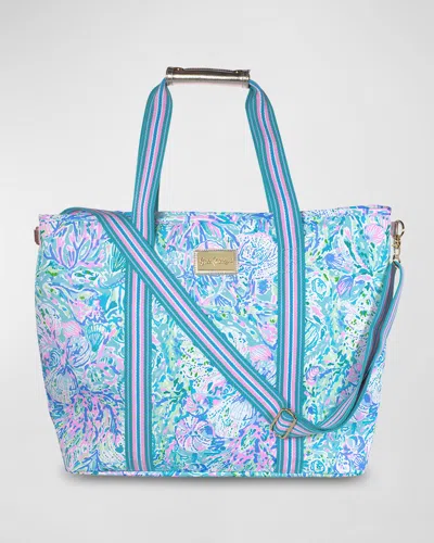 Lilly Pulitzer Soleil It On Me Picnic Cooler In Blue