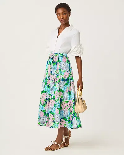 Lilly Pulitzer Sonaire Midi Shirtdress In Multi