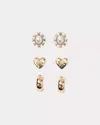 Lilly Pulitzer Spicy Socialite Earring Set In Gold