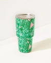 Lilly Pulitzer Stainless Steel Insulated Large Tumbler In Conch Shell Pink Lets Go Bananas