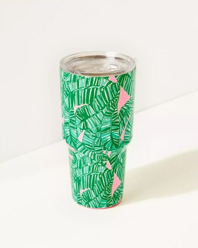 Lilly Pulitzer Stainless Steel Insulated Large Tumbler In Green