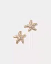 Lilly Pulitzer Starfish Stud Earrings In Gold