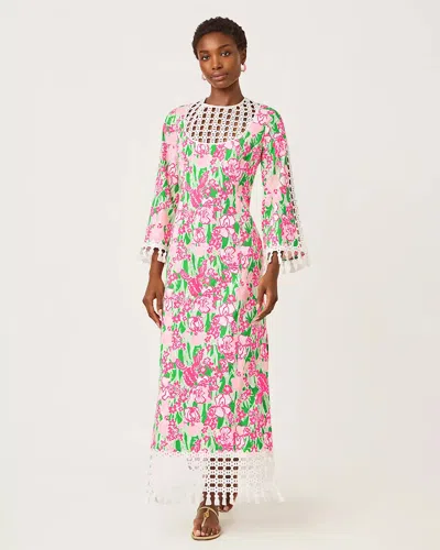 LILLY PULITZER STROTHERS STRETCH MAXI SHIFT CAFTAN