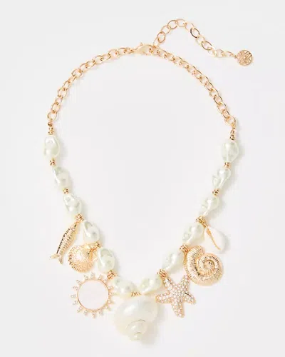 Lilly Pulitzer Summer Serenade Charm Necklace In Gold