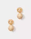 Lilly Pulitzer Summer Shorelines Wicker Earrings