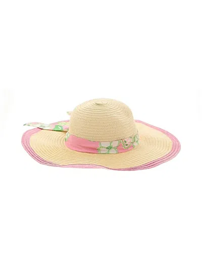Pre-owned Lilly Pulitzer Sun Hat In Pink