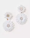 Lilly Pulitzer Sunshine Statement Earrings In Resort White