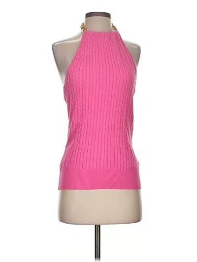Pre-owned Lilly Pulitzer Sweater Vest In Pink