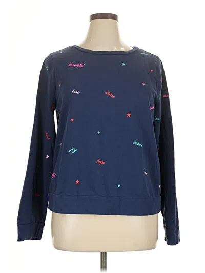 Pre-owned Lilly Pulitzer Sweatshirt In Blue