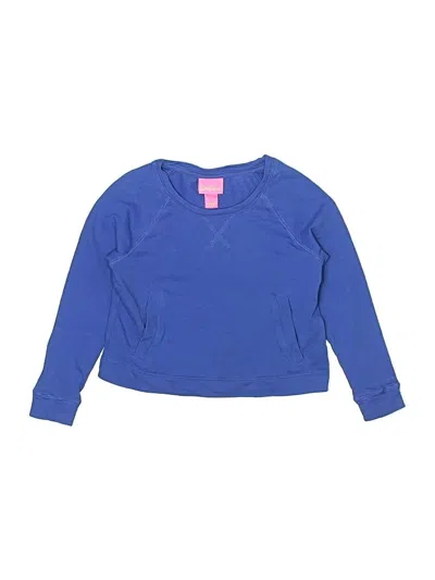 Pre-owned Lilly Pulitzer Kids' Sweatshirt In Blue