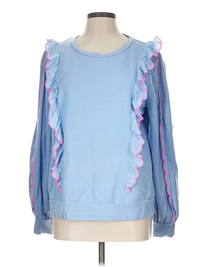 Pre-owned Lilly Pulitzer Sweatshirt In Blue