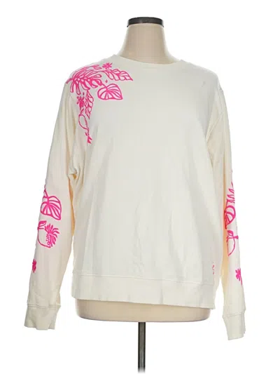 Pre-owned Lilly Pulitzer Sweatshirt In Ivory