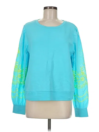 Pre-owned Lilly Pulitzer Sweatshirt In Teal
