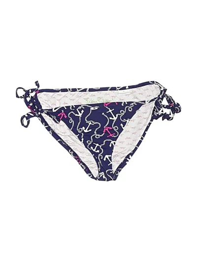 Pre-owned Lilly Pulitzer Swimsuit Bottoms In Blue