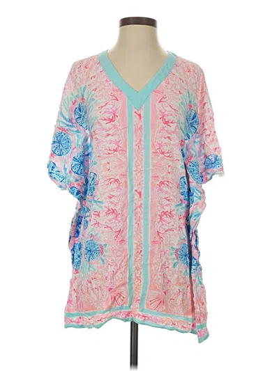 Pre-owned Lilly Pulitzer Swimsuit Cover Up In Pink
