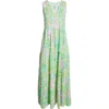 Lilly Pulitzer ® Sydnee Tiered Cotton Maxi Sundress In Fauna Green
