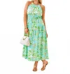 Lilly Pulitzer Talullah Maxi Dress In Fresh Water Blue Sunbathers Bliss In Multi