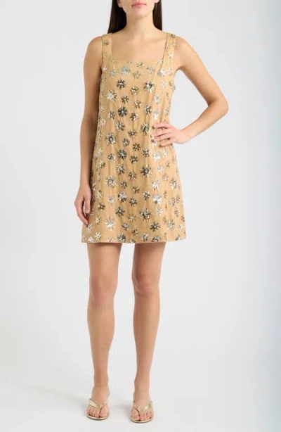 Lilly Pulitzer Tamala Mini Dress In Iced Latte In Neutral