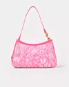 Lilly Pulitzer Tamara Shoulder Bag In Rousseau Pink Tulip To Tango Accessories Small