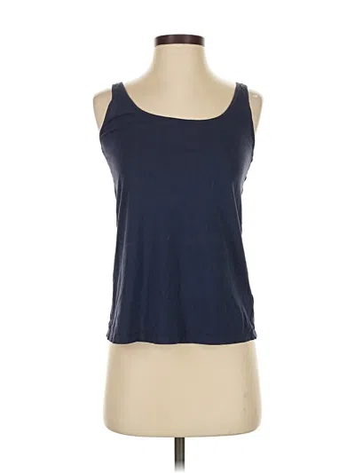 Pre-owned Lilly Pulitzer Tank Top Blue Halter Neckline Tops