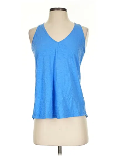 Pre-owned Lilly Pulitzer Tank Top Blue Halter Neckline Tops