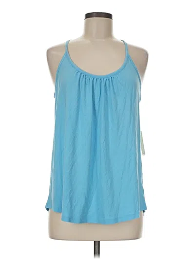 Pre-owned Lilly Pulitzer Tank Top Blue Halter Neckline Tops