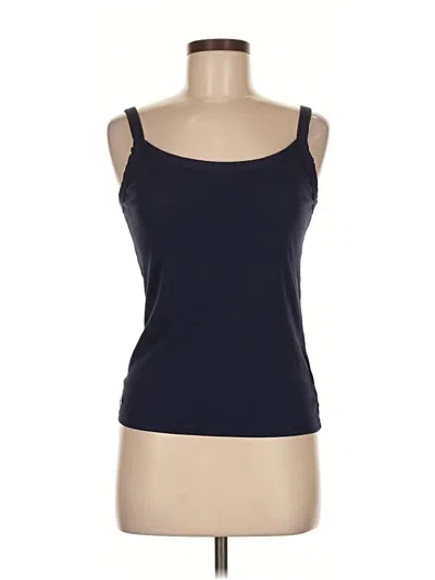 Pre-owned Lilly Pulitzer Tank Top Blue Strapless Neckline Tops