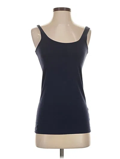 Pre-owned Lilly Pulitzer Tank Top Blue Strapless Neckline Tops