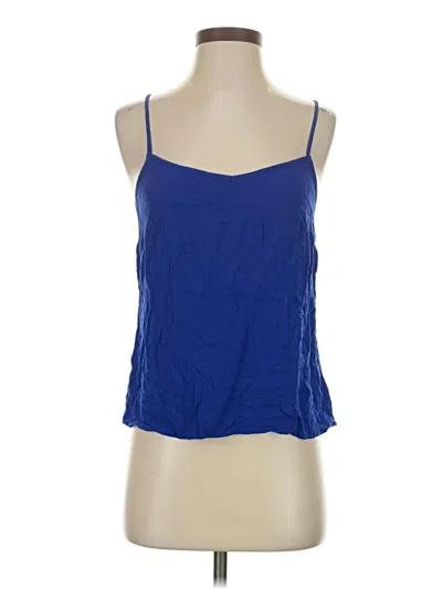 Pre-owned Lilly Pulitzer Tank Top Blue Strapless Neckline Tops